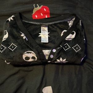 Jack the Skellington Halloween pajama set size S.